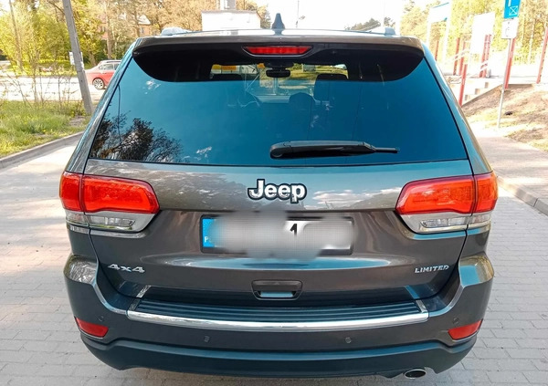 Jeep Grand Cherokee cena 107900 przebieg: 61000, rok produkcji 2018 z Ozorków małe 56